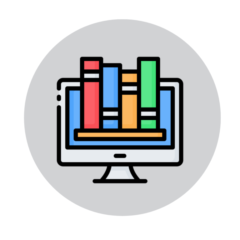 Online Degree Courses in India - Access to e - Books and e- Library icon