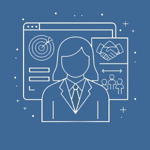 After online BBA course job role - Sales Manager icon