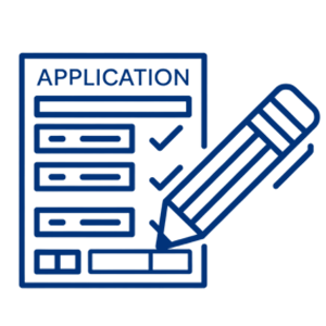 Register and <br>Fill Application Form